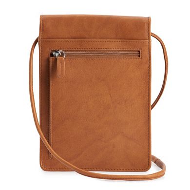 ili Leather Crossbody Organizer