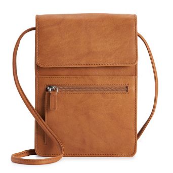 ili Leather Crossbody Organizer
