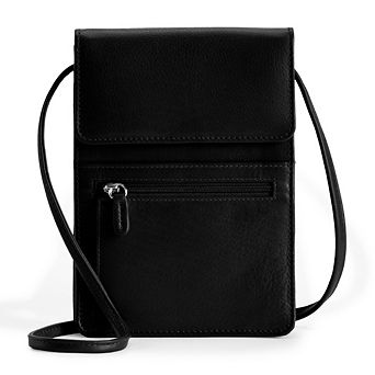 ili Leather Crossbody Organizer