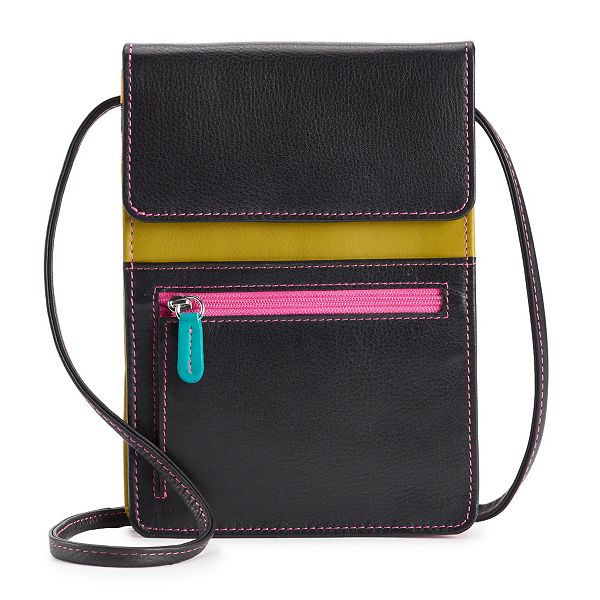 ili Leather Crossbody Organizer