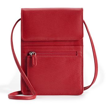 ili Leather Crossbody Organizer