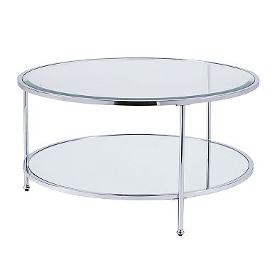 Southern Enterprises Jahora Round Coffee Table