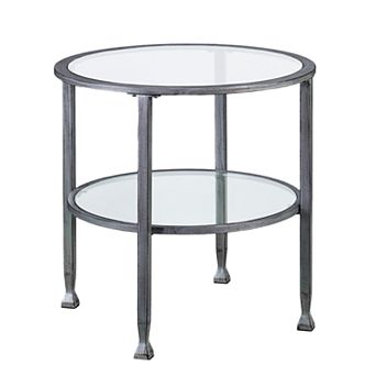 Jahora MetalGlass Round End Table