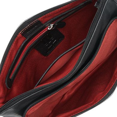 ili Leather Multi Compartment Crossbody Bag