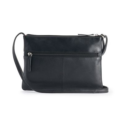 ili Leather Multi Compartment Crossbody Bag