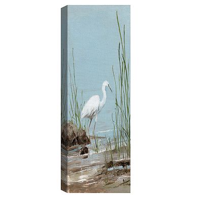 Fine Art Canvas "White Shorebird I" by Sally Swatland Wall Art