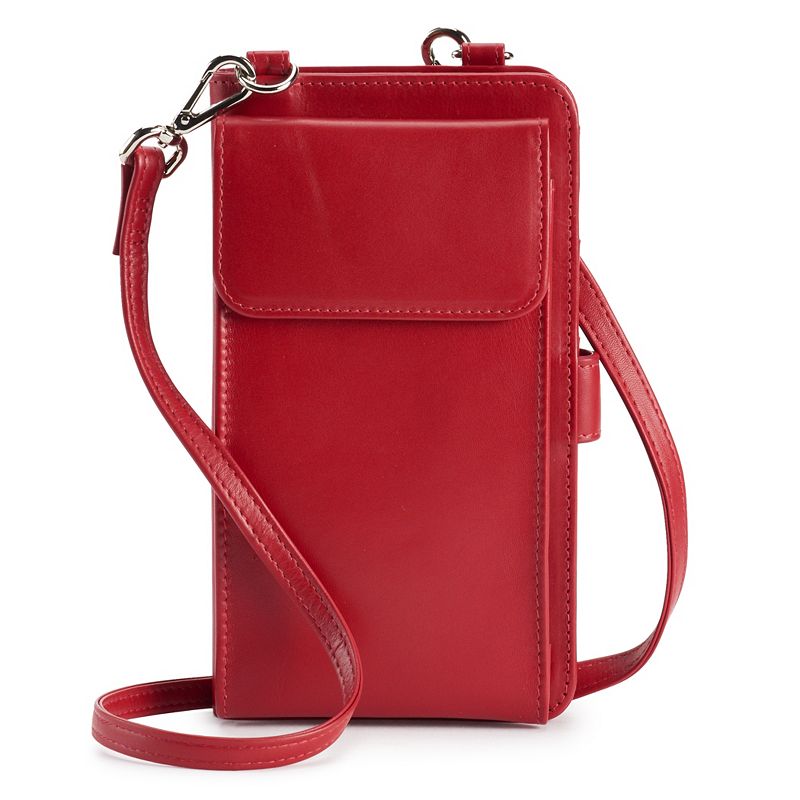 ili Smartphone Crossbody Organizer, Red