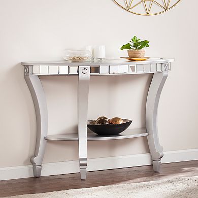 Dolph Mirrored End Table