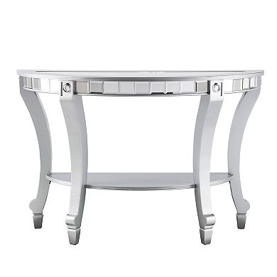 Dolph Mirrored End Table