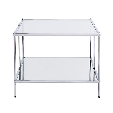 Southern Enterprises Nixxa Mirrored Coffee Table