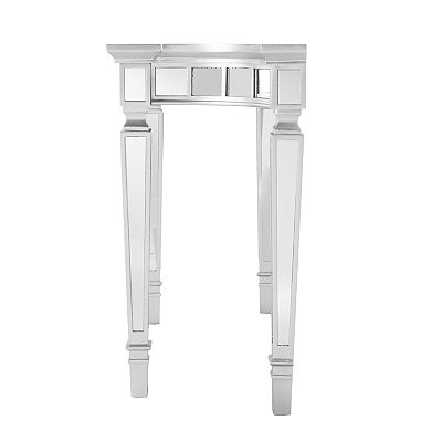 Southern Enterprises Mattori Mirrored Console Table