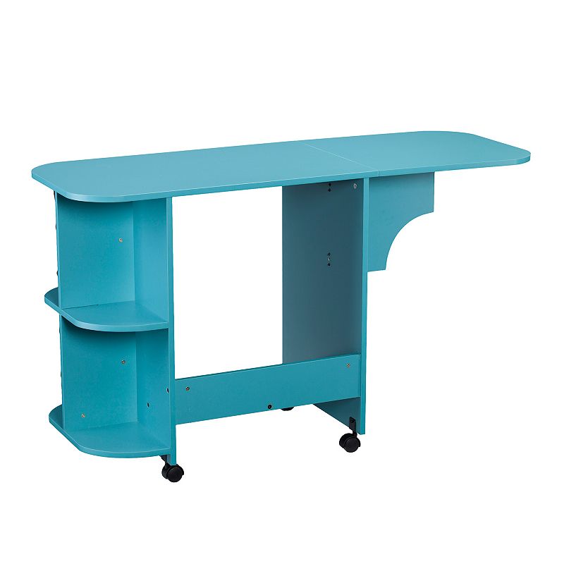 Southern Enterprises Expandable Craft Station in Turquoise, Multicolor