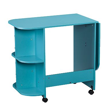 Southern Enterprises Expandable Craft Station in Turquoise