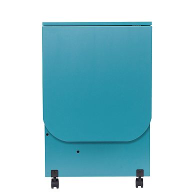 Southern Enterprises Expandable Craft Station in Turquoise