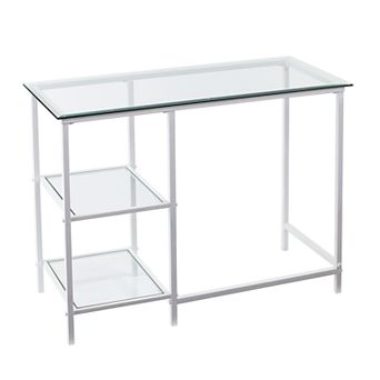 Southern Enterprises Lopeta Glass Student Desk