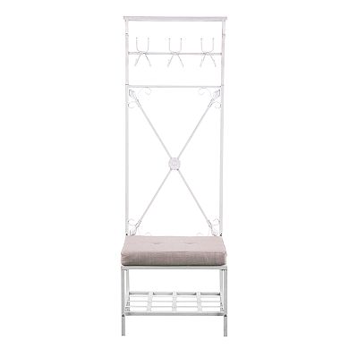 Southern Enterprises Entryway Hall Tree Storage Bench
