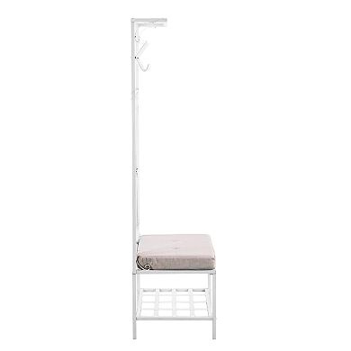 Southern Enterprises Entryway Hall Tree Storage Bench