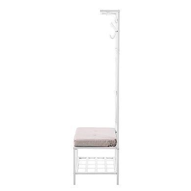 Southern Enterprises Entryway Hall Tree Storage Bench