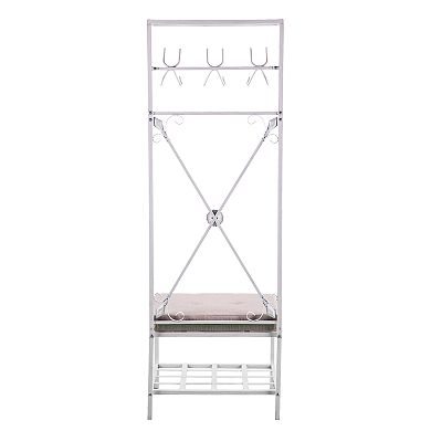 Southern Enterprises Entryway Hall Tree Storage Bench