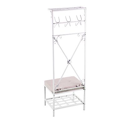 Southern Enterprises Entryway Hall Tree Storage Bench