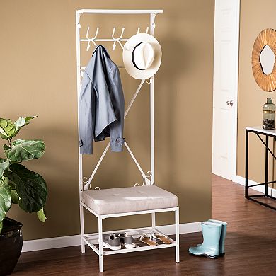 Southern Enterprises Entryway Hall Tree Storage Bench