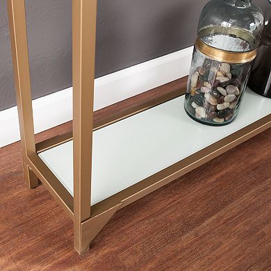 Southern Enterprises Narrow Metal Console