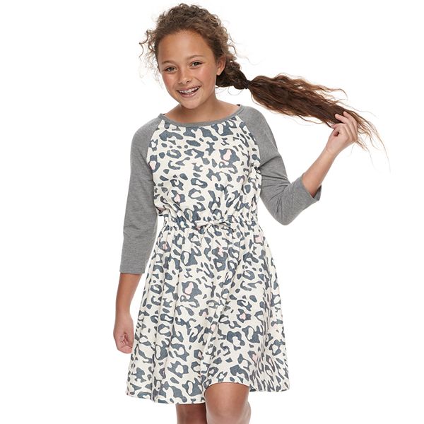 Girls 6-16 & Plus Size SO® Raglan Varsity Dress