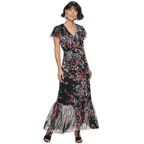 Petite Apt. 9® Ruffle Wrap Dress