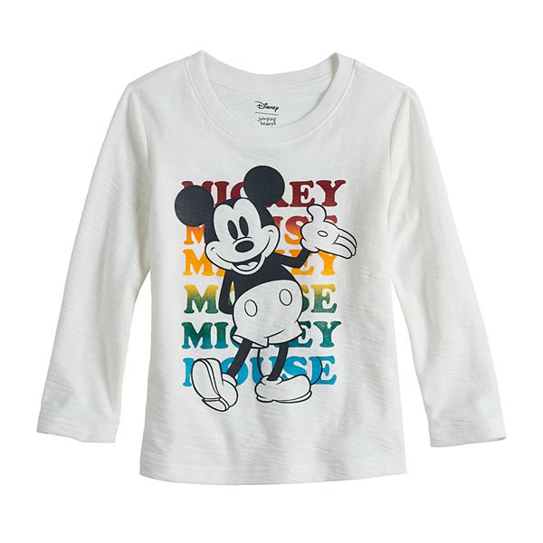 Disney's Mickey Mouse Toddler Boy Long-Sleeved Slubbed Graphic Tee by ...