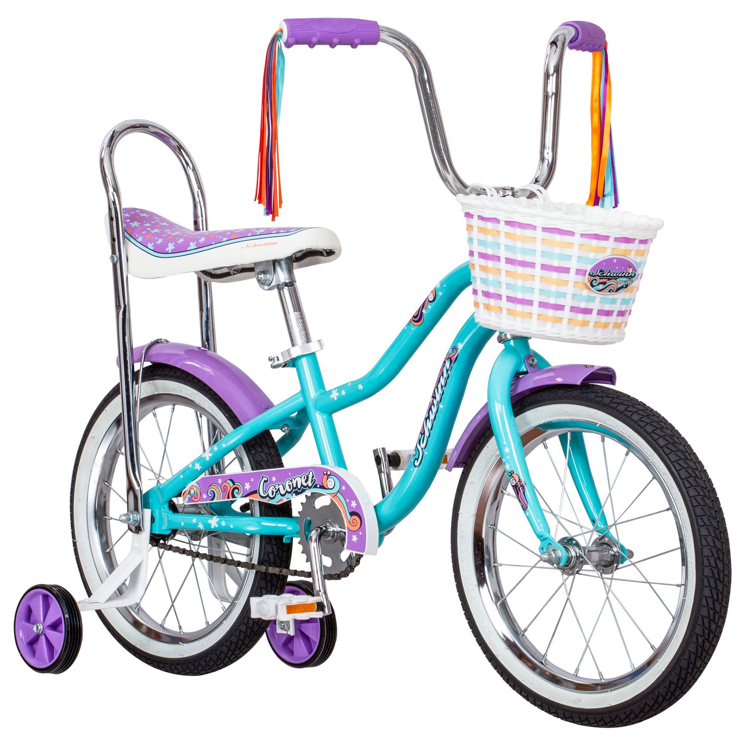 schwinn girls bicycle basket