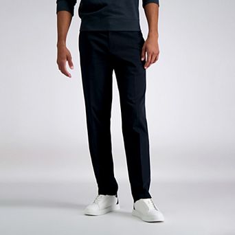 Men's Haggar® Iron Free Premium Khaki™ Straight-Fit Flat Front Perfect Fit Waistband Casual Pant