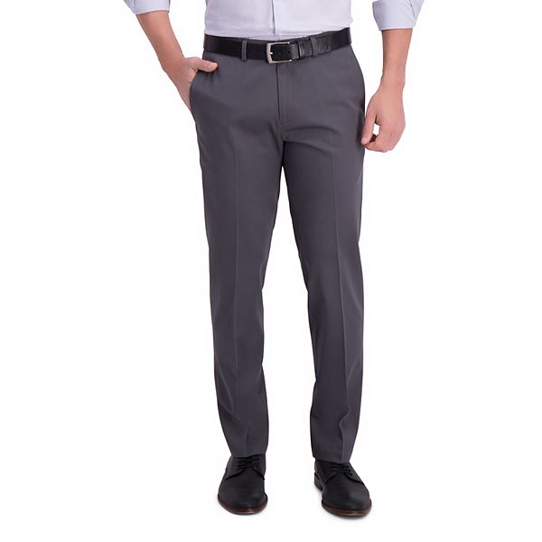 Men's Haggar® Iron Free Premium Khaki™ Straight-Fit Flat Front Perfect ...