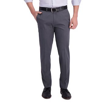 Men's Haggar® Iron Free Premium Khaki™ Straight-Fit Flat Front Perfect Fit Waistband Casual Pant