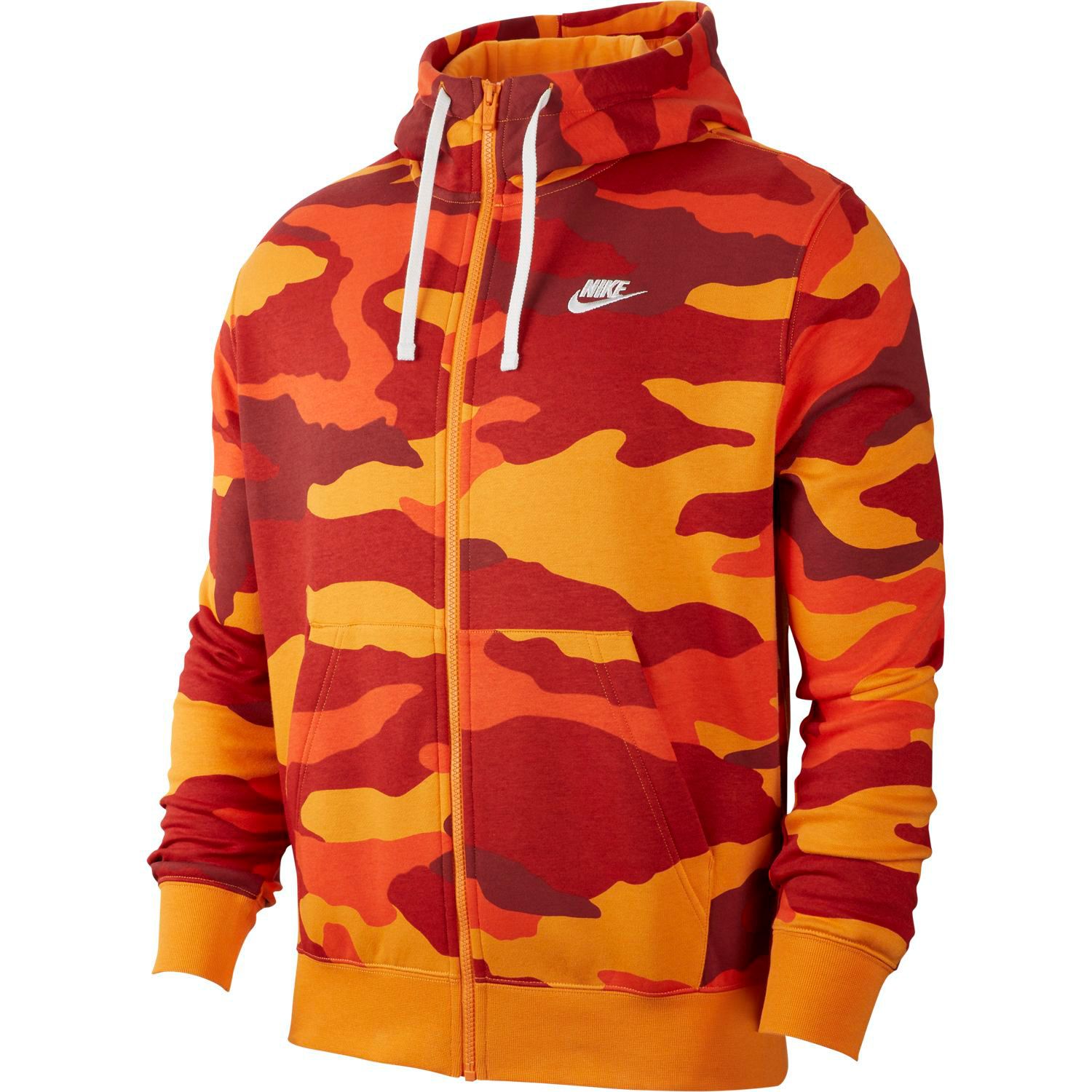 orange camo hoodie mens