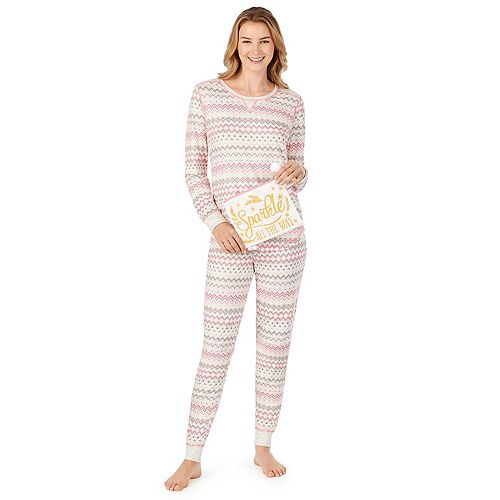 Women S Cuddl Duds 3 Piece Pajama Set