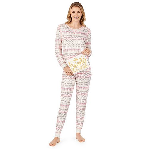 Women's Cuddl Duds 3Piece Pajama Set