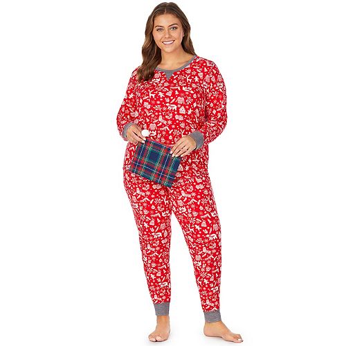 Plus Size Cuddl Duds® 3Piece Pajama Set