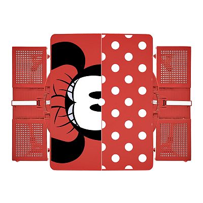 Disney's Minnie Mouse Portable Folding Table with Seats by Picnic Time