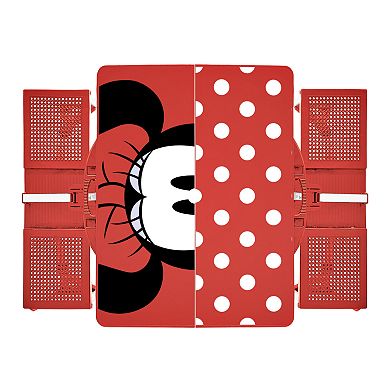 Disney's Minnie Mouse Portable Folding Table with Seats by Picnic Time 