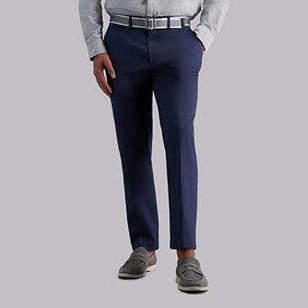 Men's Haggar® Iron Free Premium Khaki™ Slim-Straight Fit Flat Front Perfect Fit Waistband Casual Pant