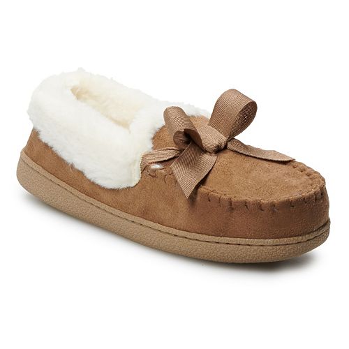 Women's SONOMA Goods for Life™ Microsuede Moccasin Slippers