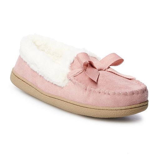 Women's SONOMA Goods for Life® Microsuede Moccasin Slippers