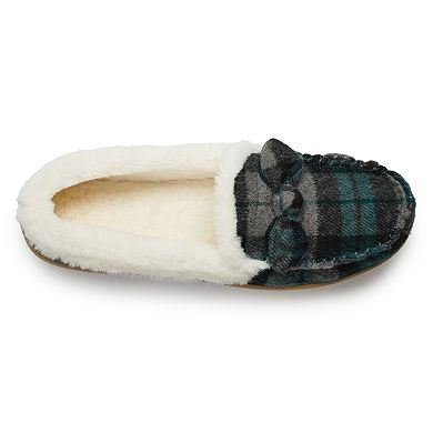 Women's Sonoma Goods For Life® Plaid Moccasin Slippers