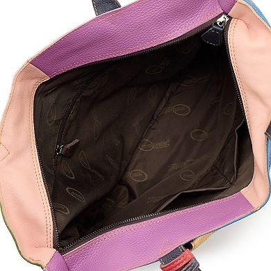 Womens Amerileather Etta Rainbow Tote