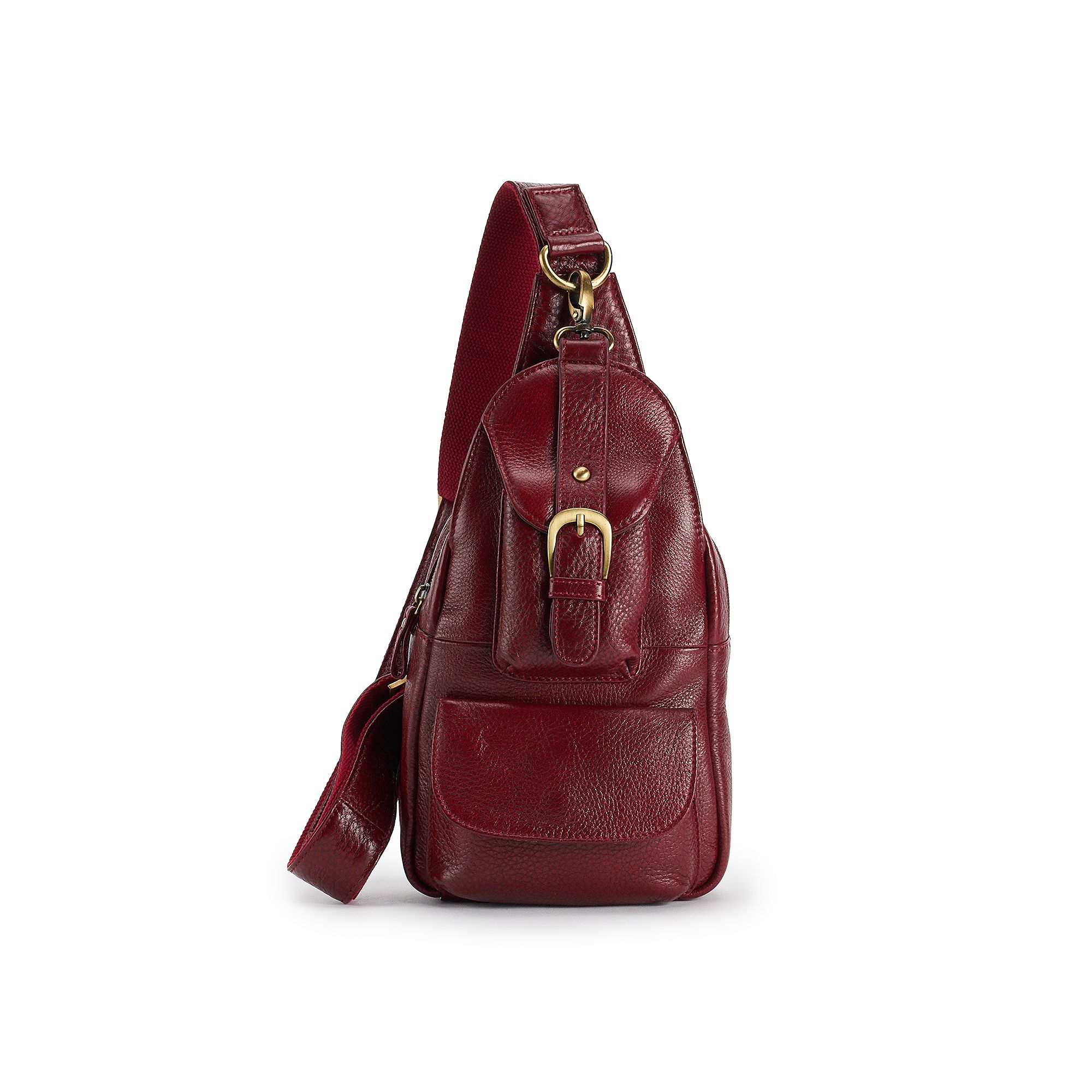 Womens Amerileather Grylls Petite Sling Purse, Red
