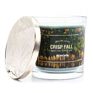 Sonoma Goods For Life Crisp Fall 14-oz. Candle Jar