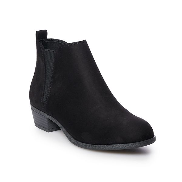 kohls womens black boots