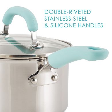 Rachael Ray Create Delicious 10-pc. Stainless Steel Cookware Set