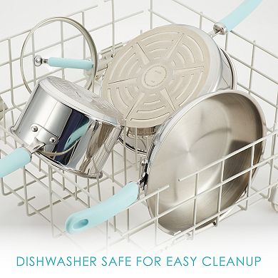 Rachael Ray Create Delicious 10-pc. Stainless Steel Cookware Set