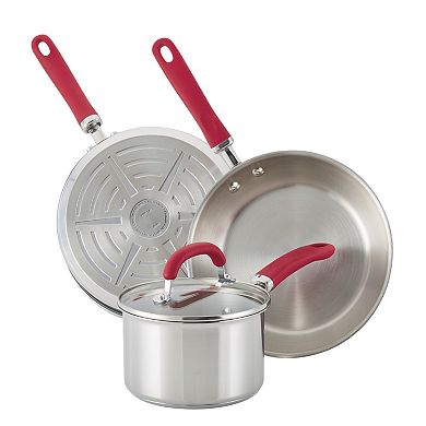 Rachael Ray Create Delicious 10-pc. Stainless Steel Cookware Set